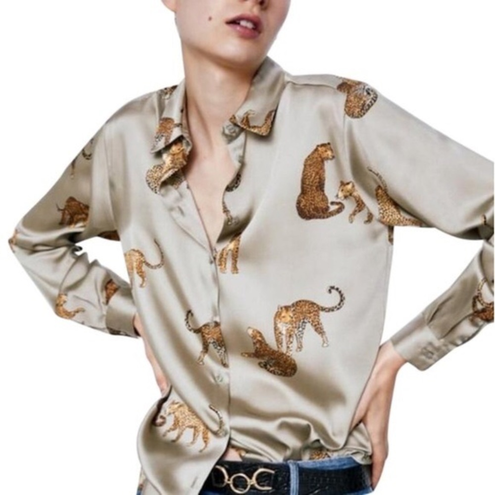 Zara Jaguar Blouse